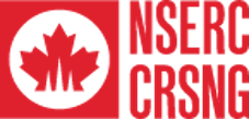 red and white NSERC logo