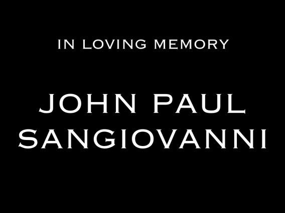 In Loving Memory: John Paul SanGiovanni