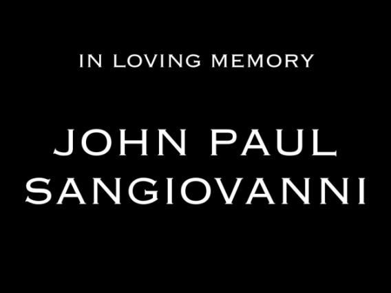 In Loving Memory of John Paul SanGiovanni