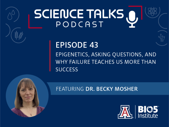 Science Talks Podcast Episode 43 See one, do one, teach one: The importance of paying it forward as scientists featuring Dr. Becky Mosher