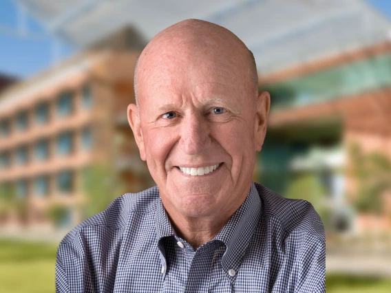 a headshot of Tom Keating