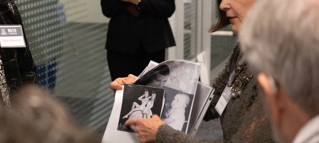 Melissa Lowe discusses her father's artwork and legacy at the BIO5 Institute