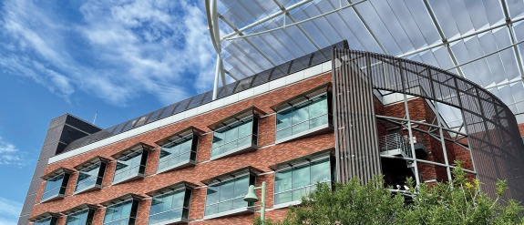 Exterior shot of the Thomas W. Keating Bioresearch Building