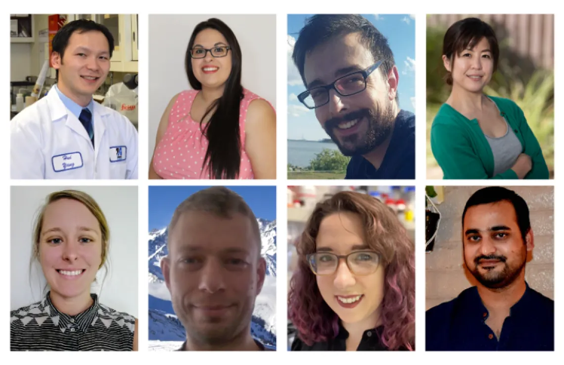 Headshots of 2021 BIO5 Postdoctoral Fellows