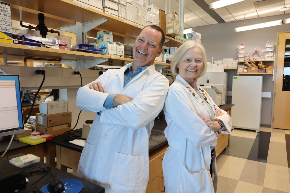 Chris and Susan Frost at the University of Arizona BIO5 Institute
