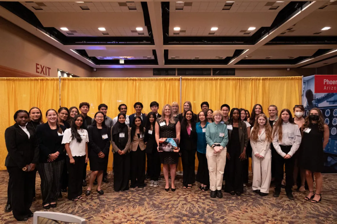 KEYS alumni and staff at the 2024 AZBio Awards